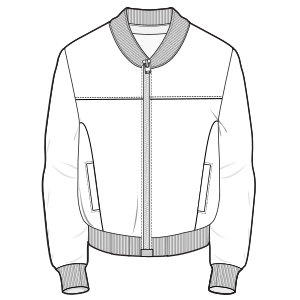Fashion sewing patterns for MEN Jackets Sport Jacket 6729